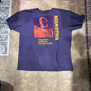 Michael Myers purple tee